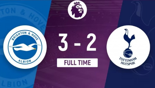 英超-布莱顿让二追三3-2逆转热刺,维尔贝克制胜 英超-布莱顿让二追三3-2逆转热刺,维尔贝克制胜