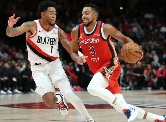 格兰特28+5 A-西蒙斯27+6 锡安12中3 开拓者复仇鹈鹕迎首胜