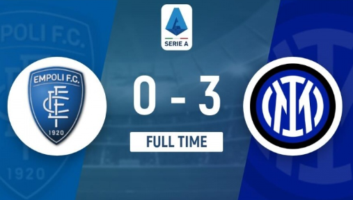 意甲-十人恩波利0-3惨负国米,劳塔罗传射建功 意甲-十人恩波利0-3惨负国米,劳塔罗传射建功