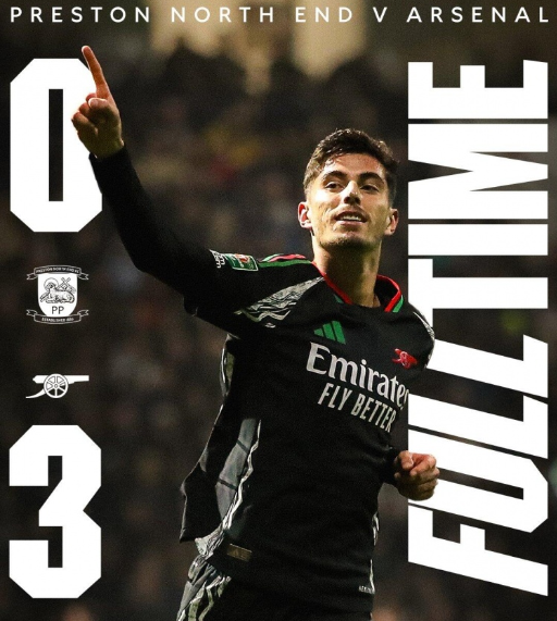 英联杯-阿森纳3-0普雷斯顿晋级8强 热苏斯传射恩瓦内里世界波 英联杯-阿森纳3-0普雷斯顿晋级8强 热苏斯传射恩瓦内里世界波