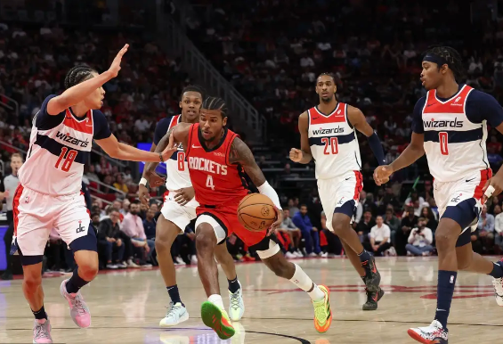 申京27+17&末节13分 杰伦-格林18分 普尔8失误 火箭轻取奇才 申京27+17&末节13分 杰伦-格林18分 普尔8失误 火箭轻取奇才