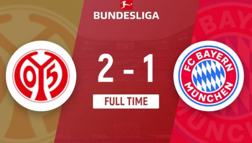 德甲-拜仁1-2负美因茨联赛首败 李在成双响萨内破门 德甲-拜仁1-2负美因茨联赛首败 李在成双响萨内破门