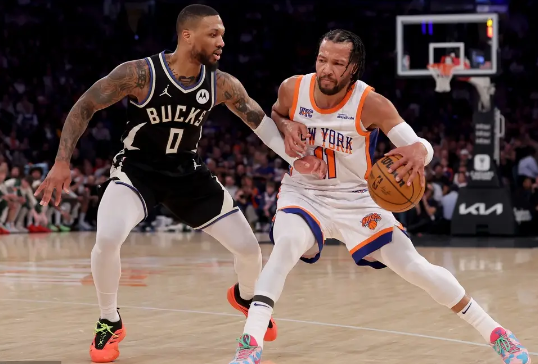 布伦森44分 唐斯30+18 字母哥24+13 尼克斯大胜雄鹿