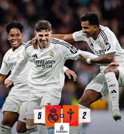 国王杯-皇马加时赛5-2塞尔塔晋级,姆巴佩国王杯首球,恩德里克双响 国王杯-皇马加时赛5-2塞尔塔晋级,姆巴佩国王杯首球,恩德里克双响