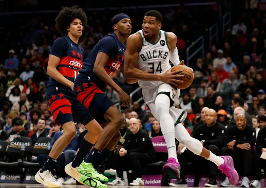 字母哥18+7失误&6犯 库兹马19+8 普尔11中3 雄鹿险胜奇才 字母哥18+7失误&6犯 库兹马19+8 普尔11中3 雄鹿险胜奇才