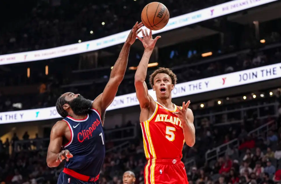 哈登25+8+7 小卡25+6+5断 杨18中6+7失误 快船终结老鹰4连胜