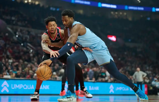 阿夫迪亚31+16+8贝恩20分 西蒙斯22分开拓者115-99轻取灰熊 阿夫迪亚31+16+8贝恩20分 西蒙斯22分开拓者115-99轻取灰熊