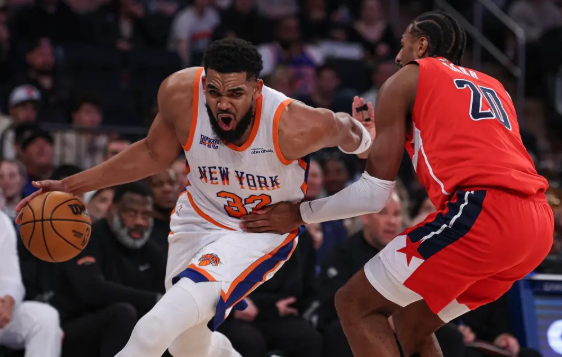 唐斯31+11 布里奇斯27+6 普尔25分 尼克斯拒绝奇才33分大逆转 唐斯31+11 布里奇斯27+6 普尔25分 尼克斯拒绝奇才33分大逆转