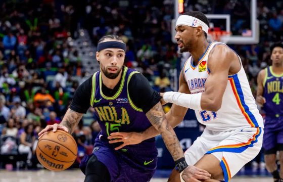 雷霆115-100轻取鹈鹕 维金斯28+7+7 卡尔森26+10 厄尔10+16 雷霆115-100轻取鹈鹕 维金斯28+7+7 卡尔森26+10 厄尔10+16